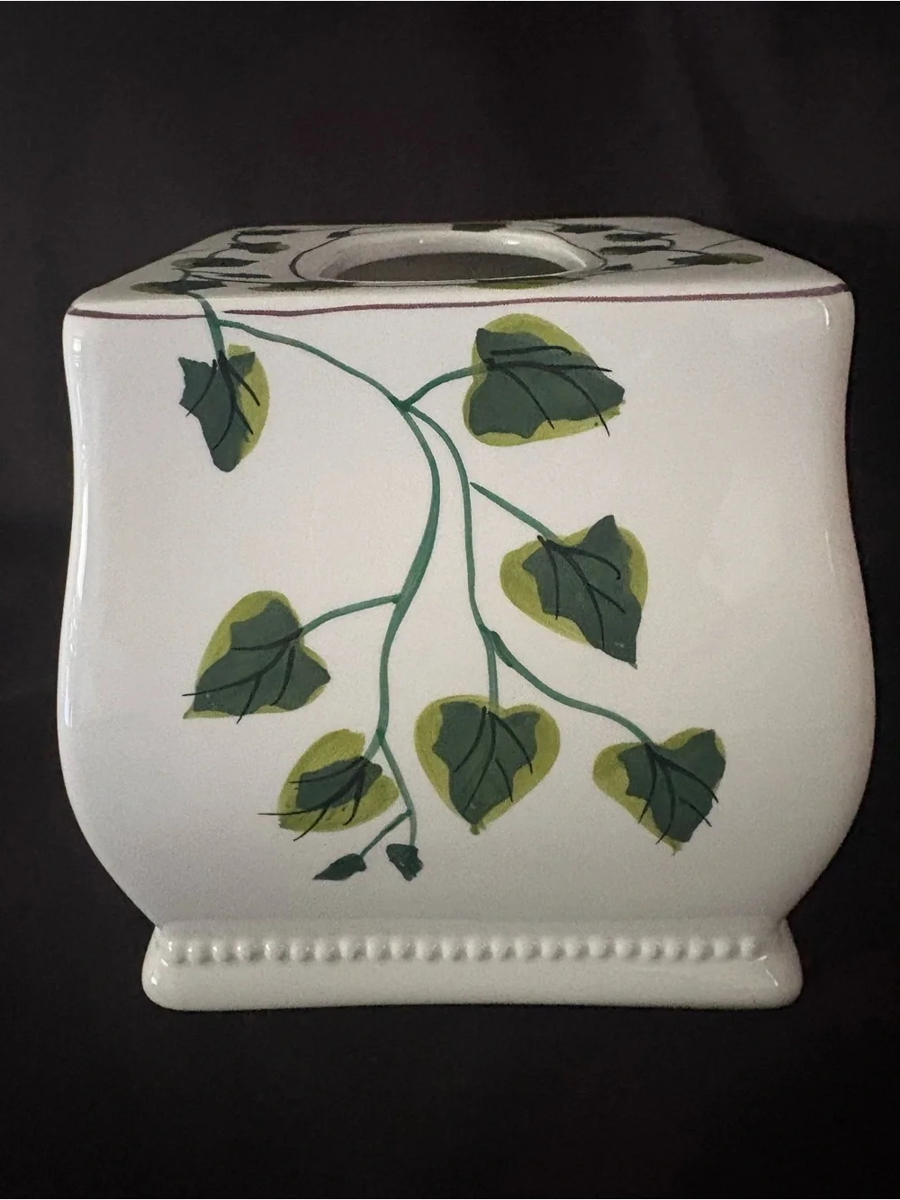 Waverly Garden Room Sweet Violets Tissue Kleenex Box Cover Floral Cottage